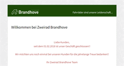 Desktop Screenshot of brandhove.de