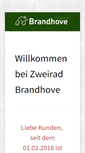 Mobile Screenshot of brandhove.de